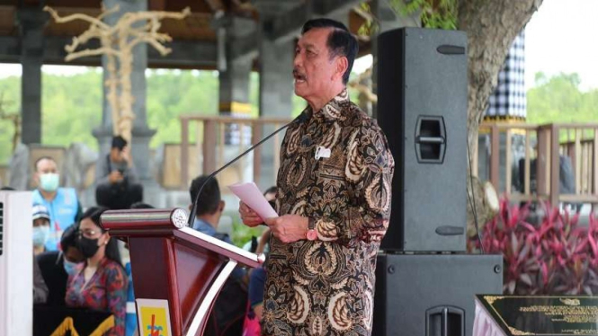 Menteri Koordinator Bidang Kemaritiman dan Investasi, Luhut Binsar Pandjaitan.