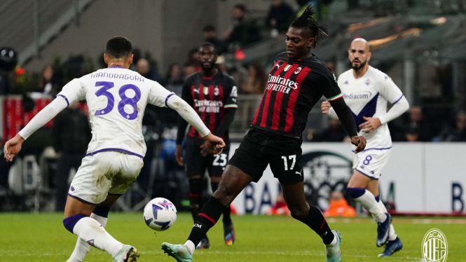Rafael Leao, Duel AC Milan vs Fiorentina 2-1