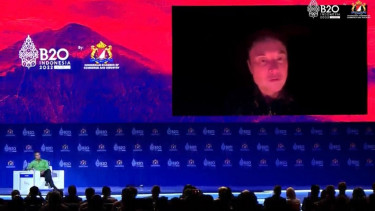 Rumah Elon Musk mati lampu saat video conference di acara B20.