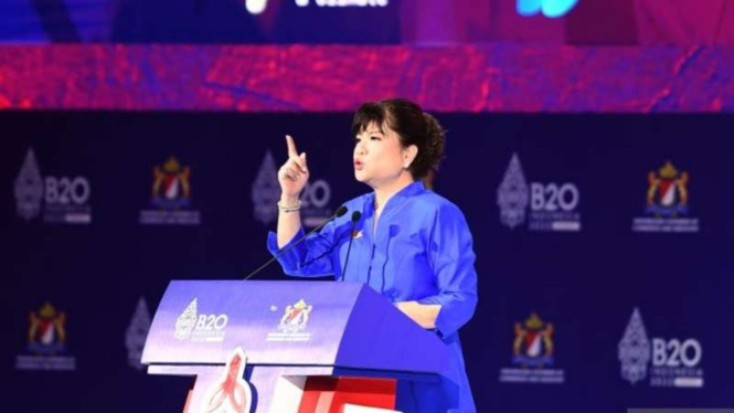 Chair of B20 Indonesia Shinta Widjaja Kamdani.