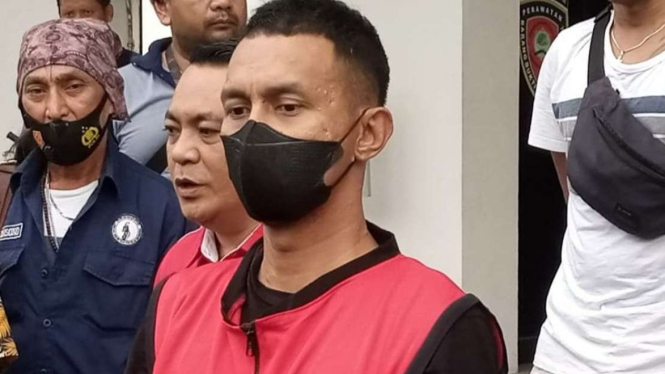 Penganiaya WF (37 tahun) dengan Tongkat Baseball ditangkap.