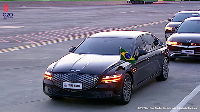 VIVA Otomotif: Mobil listrik Genesis G80 di KTT G20 Bali