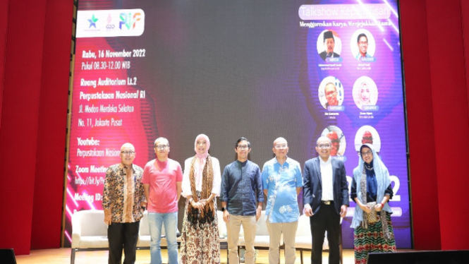 Pembaca dan penulis bertemu di Perpusnas Writers Festival 2022