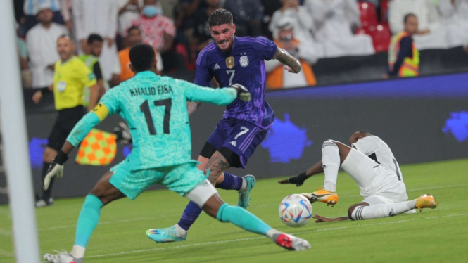 Rodrigo De Paul, Duel Timnas Argentina vs Timnas Uni Emirat Arab 5-0