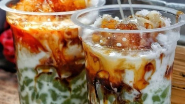 Resep Es Dawet Ayu Khas Banjarnegara, Gula Merah, Santan, Nangka Jadi Satu