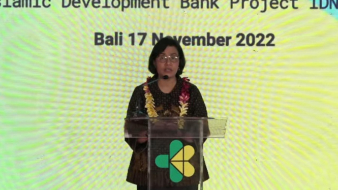 Menteri Keuangan Sri Mulyani Indrawati.