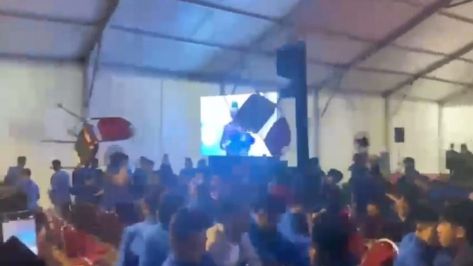 Muspimnas PMII di Tulungagung ricuh, kursi beterbangan