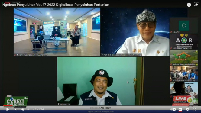 Ngobrol Asyik (Ngobras) volume 47 bertemakan digitalisasi penyuluhan pertanian oleh Kementan.