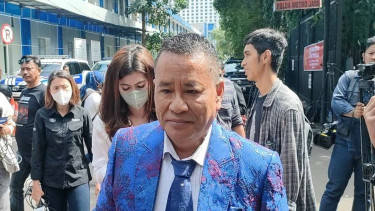 Hotman Paris Hutapea di Polda Metro Jaya