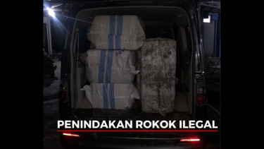 Bea Cukai gagalkan peredaran rokok ilegal. 