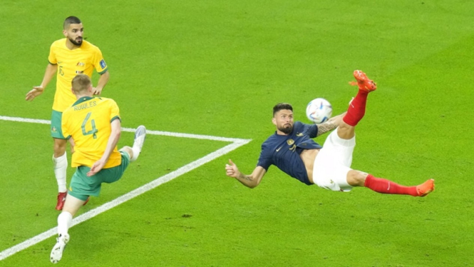 Prancis vs Australia di Piala Dunia 2022