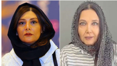Artis Iran yang ditangkap, Hengameh Ghaziani (kiri) dan Katayoun Riahi (kanan)