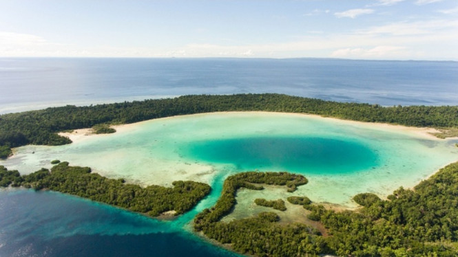 Kepulauan Widi, Halmahera Selatan Maluku Utara, dilelang di situs asing
