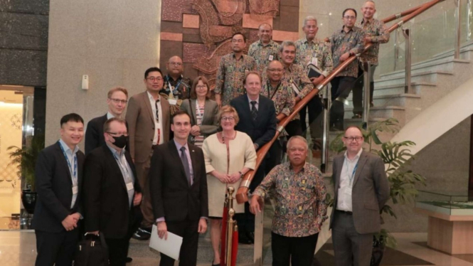 Menteri Basuki temui delegasi dari Finlandia.