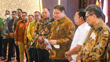 Menko Perekonomian Airlangga Hartarto.