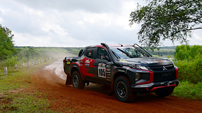 VIVA Otomotif: Tim Mitsubishi Ralliart di ajang AXCR 2022