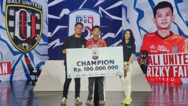 Pemain Bali United, Rizky Faidan juarai IFeLeague 1 2022