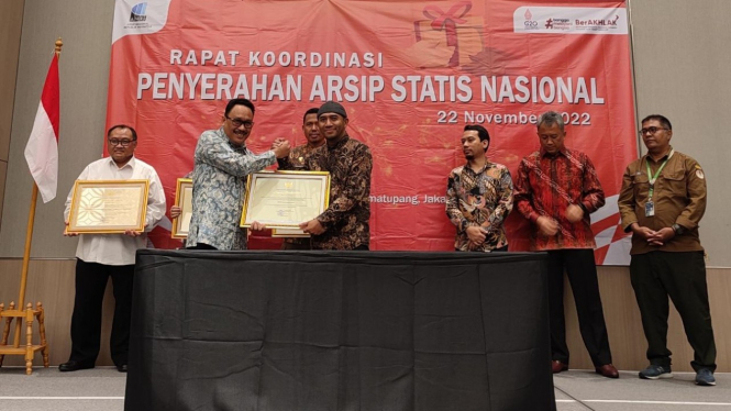 BPJS Ketenagakerjaan Peroleh Penghargaan ANRI.