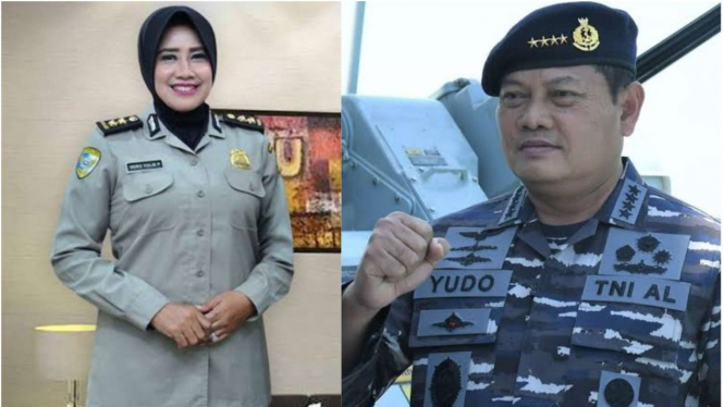 AKPB Veronica Yulis Prihayati dan KSAL Yuda Margono