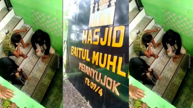 Viral Pasangan Sejoli Diduga Mesum di Toilet Masjid 