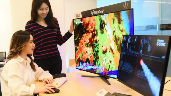 Monitor gaming LG Electronics.