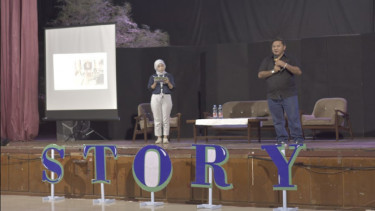 Editor in Chief VIVA.co.id Ismoko Widjaya di Acara STORY 2022