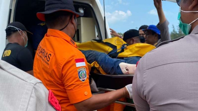 Jasad co-pilot Helikopter Polri yang jatuh di Bangka Belitung ditemukan