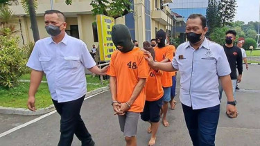 Tiga tersangka pembunuhan di Mojokerto ditangkap