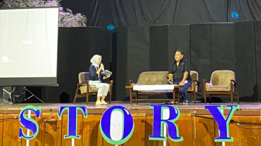 Editor in Chief viva.co.id, Ismoko Widjaya sebagai salah satu narasumber STORY I