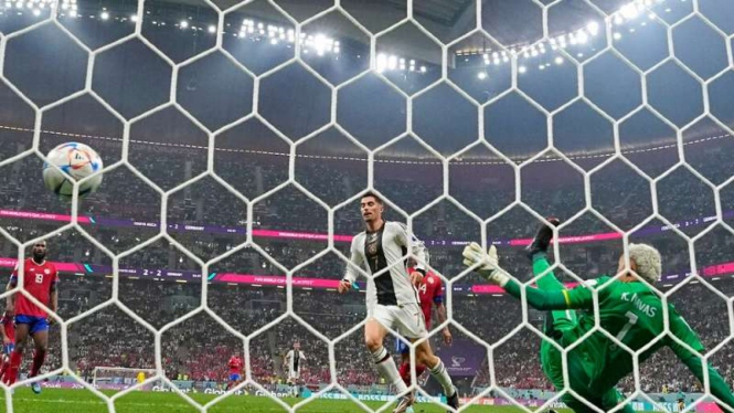 Pemain Timnas Jerman Kai Havert jebol gawang Kosta Rika