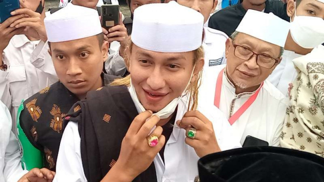 Habib Bahar bin Smith hadiri reuni 212 di TMII, Jumat, 2 Desember 2022.