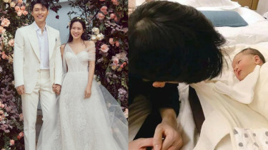 Diduga foto bayi Son Ye Jin dan Hyun Bin beredar di internet.