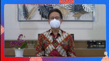 Menteri Kesehatan Republik Indonesia (RI) Budi Gunadi Sadikin dalam acara perayaan HUT Astra ke-65 secara virtual 2-4 Desember 2022.