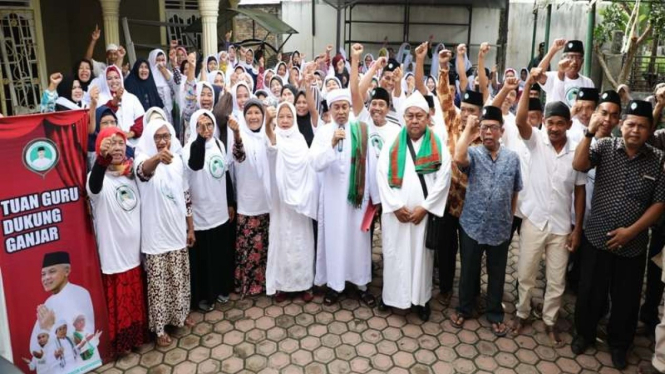 Tuan Guru dan warga di Serdang Bedagai dukung Ganjar Presiden