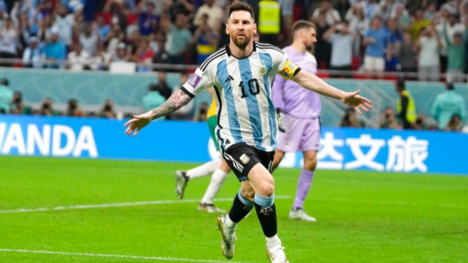 Kapten Timnas Argentina, Lionel Messi.