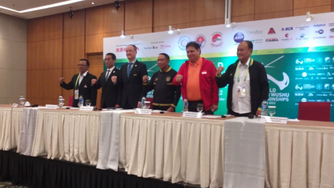 Konferensi pers Kejuaraan Dunia Wushu Junior 2022