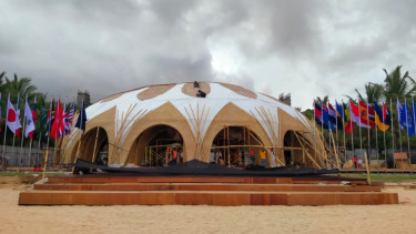 Bamboo Dome, Tempat Makan Siang Pemimpin dan Delegasi G20.