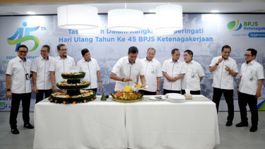 Perayaan 45 tahun BPJS Ketenagakerjaan. 