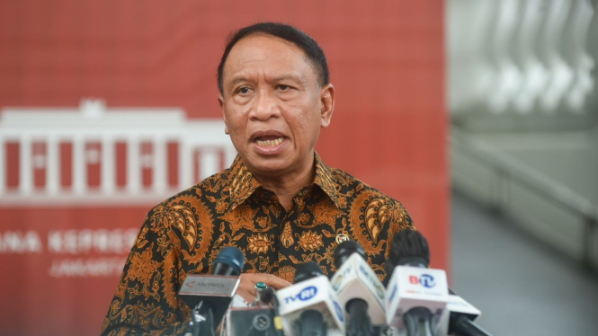 Menpora RI Zainudin Amali di Istana Kepresidenan