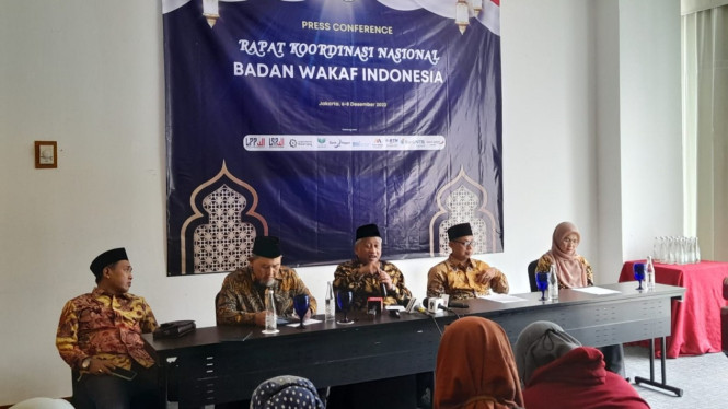 Konferensi Pers Badan Wakaf Nasional