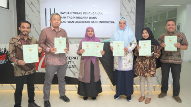 7 aset sitaan Satgas BLBI resmi jadi milik pemerintah.