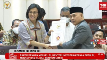 Komisi XI DPR dan Pemerintah sepakati RUU PPSK. 