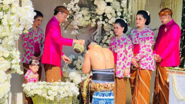Kaesang Pangarep lakukan siraman