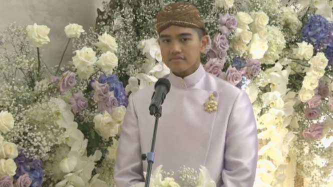 Prosesi midodareni Kaesang - Erina