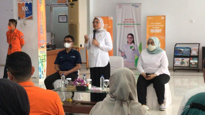 Kemenaker gandeng PT Pos Indonesia untuk menyalurkan BSU melalui Kantorpos.