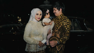 Atta, Aurel, Ameena hadir di pernikahan Kesang-Erina