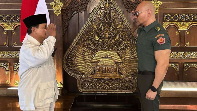 Menhan Prabowo Subianto dan Deddy Corbuzier