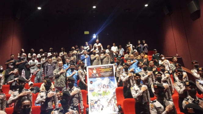 Kapolda Gorontalo Ajak Mahasiswa Nobar Uti Deng Keke