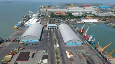 Ilustrasi pelabuhan.