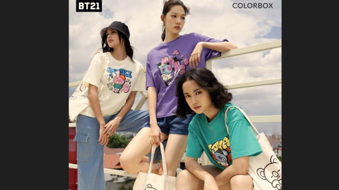 Kolaborasi BT21 dan Colorbox